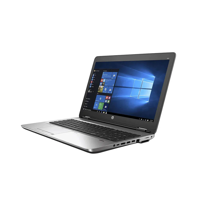 نمای کناری لپ‌تاپ اچ‌پی مدل ProBook 650 G3 و پورت‌های متنوع