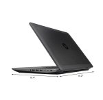 نمای نزدیک از بدنه فلزی و پورت‌های ZBook 15 G3