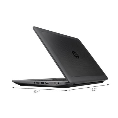 نمای نزدیک از بدنه فلزی و پورت‌های ZBook 15 G3
