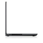 لپ‌تاپ Dell Latitude E5470 باز شده از زاویه بالا با صفحه کلید کامل