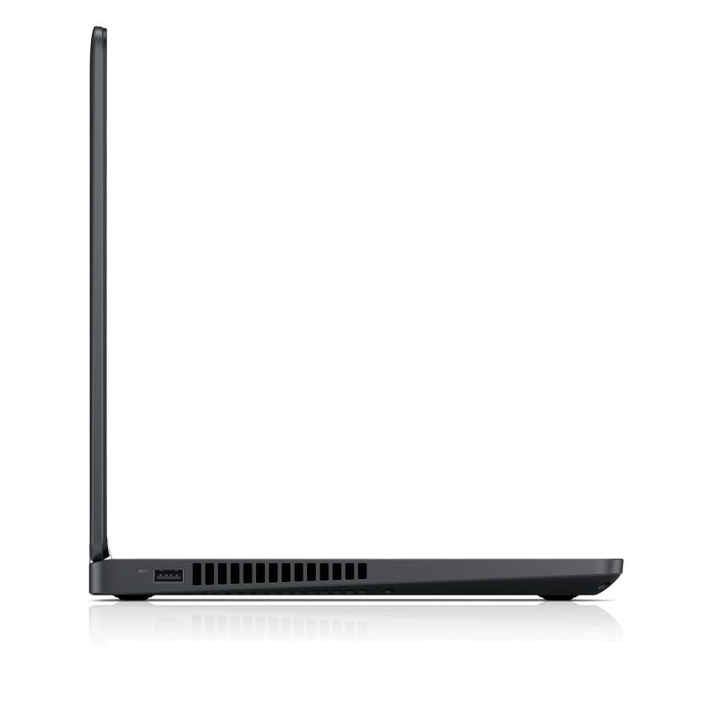لپ‌تاپ Dell Latitude E5470 باز شده از زاویه بالا با صفحه کلید کامل