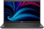 تصویر نمای روبه‌روی لپ‌تاپ Dell Precision 3520 با نمایشگر روشن و بدنه صنعتی