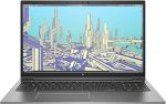 نمای کلی لپ‌تاپ HP ZBook Firefly 14 G8 با نمایشگر روشن و بدنه فلزی