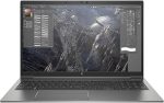 نمای جلو لپ‌تاپ HP ZBook Firefly 15 G8 با بدنه فلزی نقره‌ای