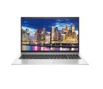 تصویر نمای جلویی لپ تاپ: لپ تاپ HP EliteBook 850 G8 با صفحه نمایش 15.6 اینچ FHD لمسی باز شده، بدنه نقره‌ای آلومینیومی براق در پس‌زمینه روشن.