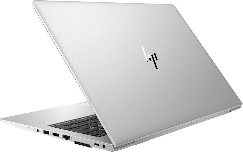 لپ‌تاپ HP EliteBook 850 G6 در حالت باز با نمایشگر FHD