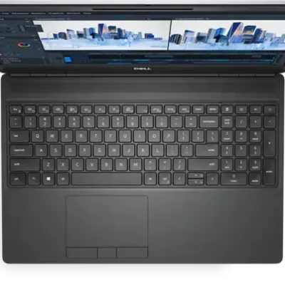 کیبورد و تاچ‌پد لپ‌تاپ Dell Precision 7560 با نور پس‌زمینه