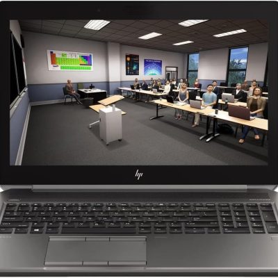 لپ تاپ HP ZBook 15 G6 از نمای روبرو