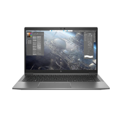 تصویر نمای جلویی لپ‌تاپ HP ZBook Firefly 15 G7 با طراحی باریک و نمایشگر 15.6 اینچ