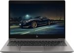لپ تاپ HP ZBook 14u G6 با صفحه لمسی باز شده روی میز کاری