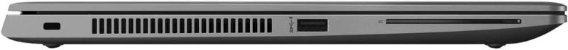 ضخامت باریک لپ تاپ ZBook 14u G6 در کنار درگاه‌های USB و HDMI