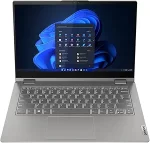 نمای زاویه‌ای لپ‌تاپ Lenovo ThinkBook 14s Yoga G2 در حالت تبلت