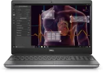 نمای کلی لپ‌تاپ Dell Precision 7550 از زاویه روبرو