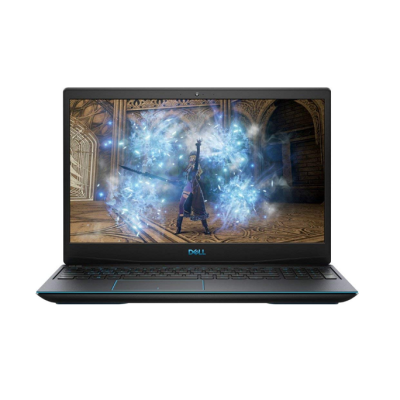نمای کلی لپ تاپ DELL G3 3590 در حالت باز