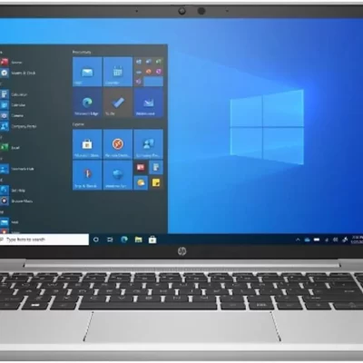 نمای کلی لپ تاپ HP Probook 640 G7 با بدنه آلومینیومی محکم و صفحه نمایش 14.1 اینچی FHD